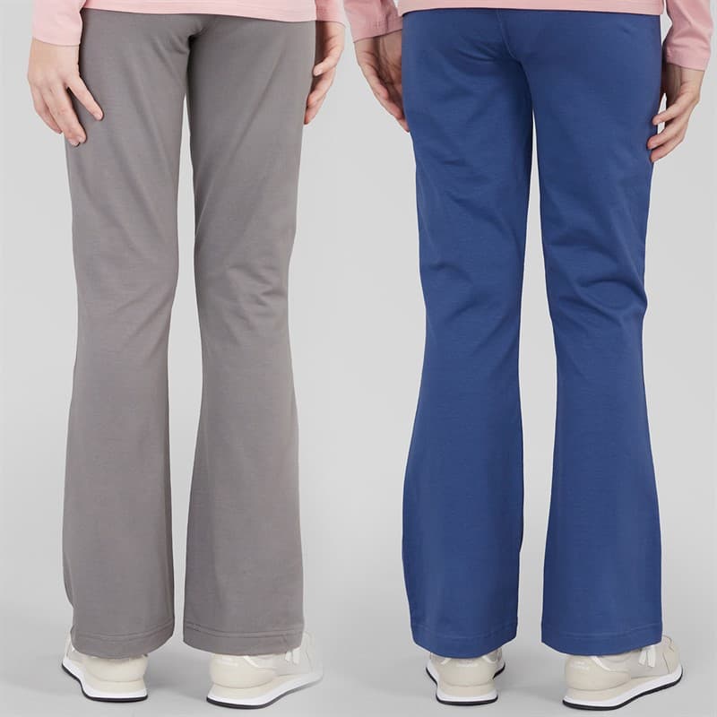 Bench Meisjes Torva Set van 2 Leggings Grijs Marl/Navy Grey Marl / Navy - Afbeelding 2
