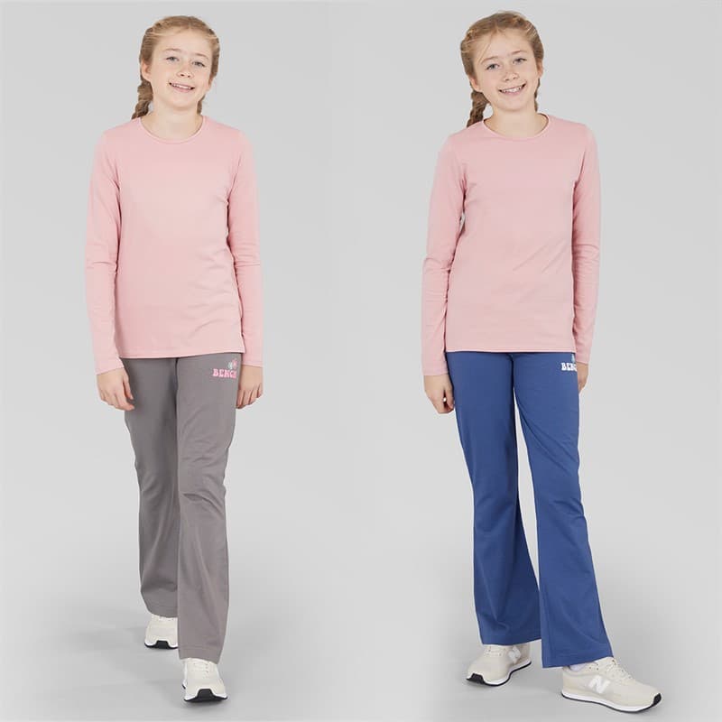 Bench Meisjes Torva Set van 2 Leggings Grijs Marl/Navy Grey Marl / Navy - Afbeelding 4