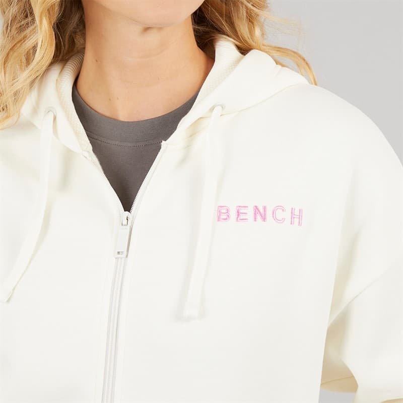 Bench Dames Catryn Hoodie Winter White - Afbeelding 3
