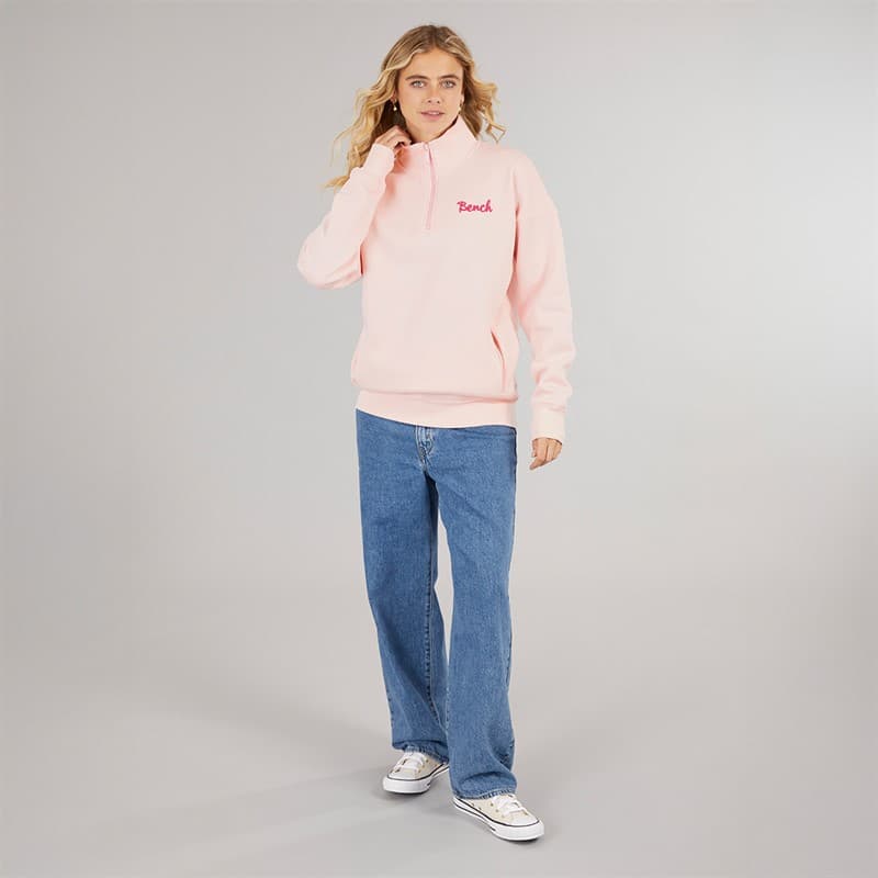 Bench Dames Casiah Sweatshirt Roze - Afbeelding 4