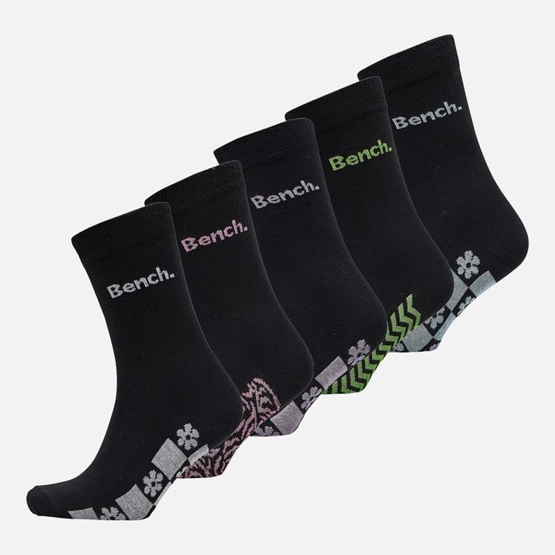 Bench Dames Merope Vijf Pack Jurk Sokken Zwart - Afbeelding 1