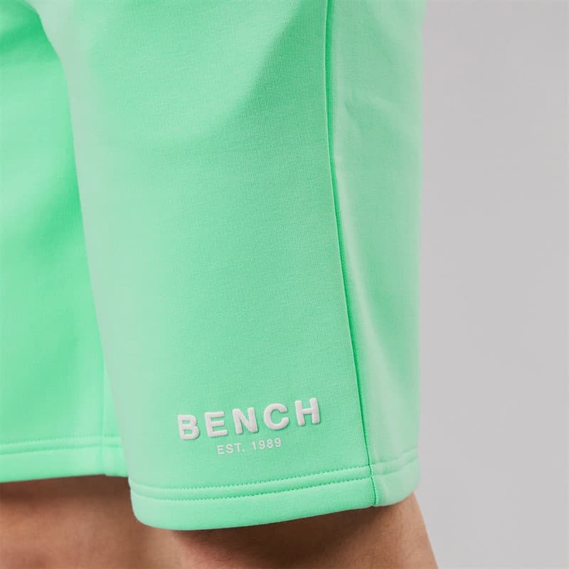 Bench Heren Nuvero T-shirt En Shorts Set Deep Mint - Afbeelding 5