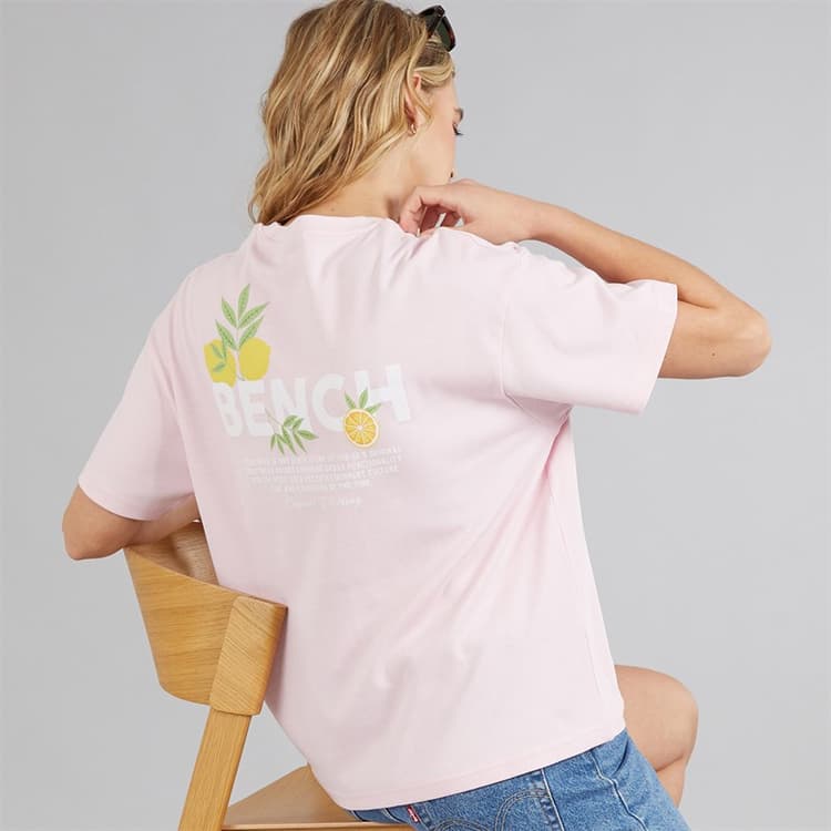 Bench Dames Kassa T-shirt Roze