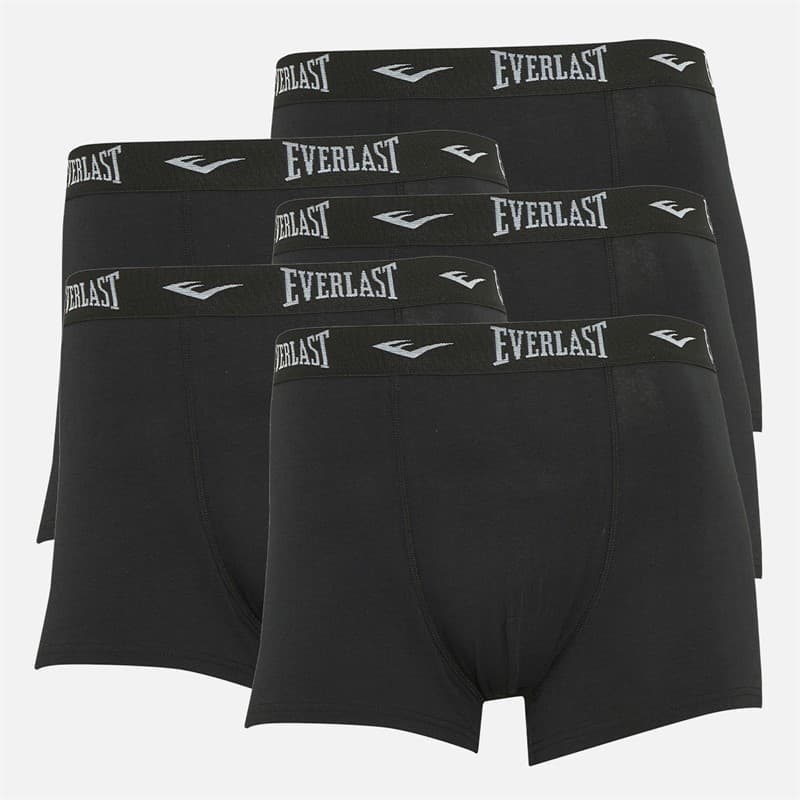 Everlast Herenslipjes Zwart/Zwart 5-pack - Afbeelding 1