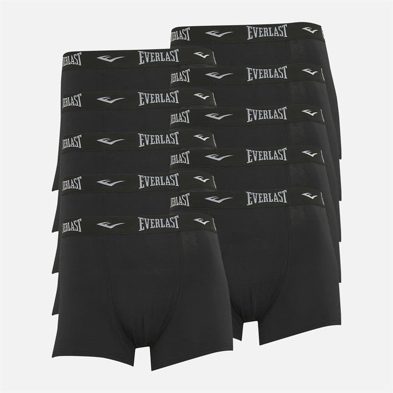 Everlast Heren Tien Pak Boxers Zwart - Afbeelding 1