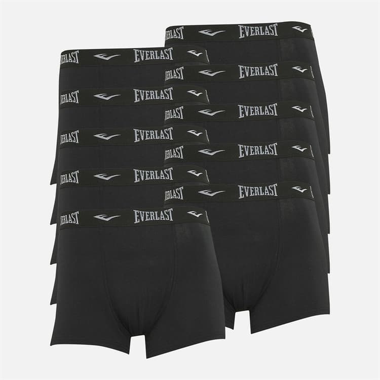 Everlast Heren Tien Pak Boxers Zwart