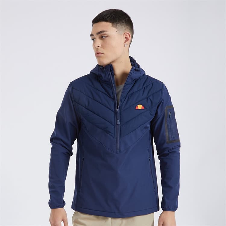 Ellesse Heren Angiolo Hybrid Lichtgewicht Jassen Marine