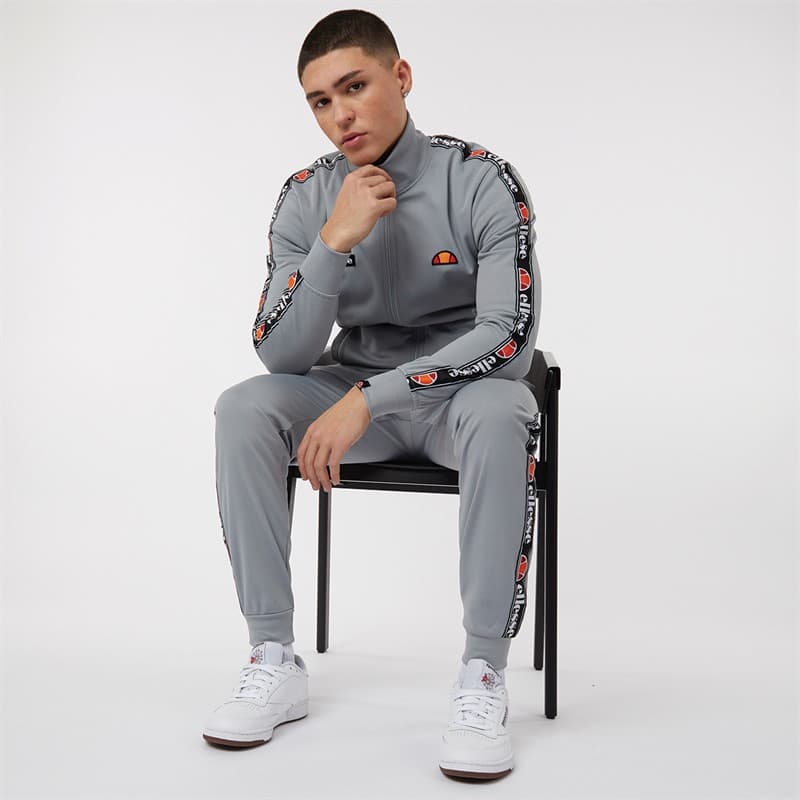 Ellesse Herensportpak Giraldo Getapete Poly Grijs - Afbeelding 4