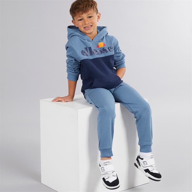 Ellesse Jongens Nathaniel Logo Trainingspak Blauw