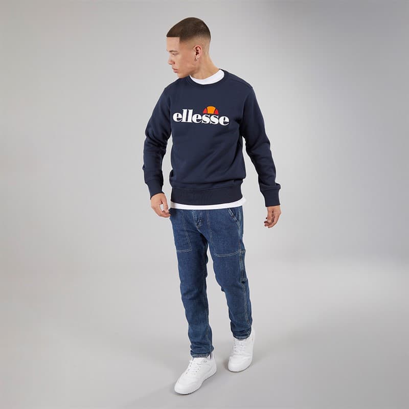 Ellesse Heren Sikanni Sweatshirt Navy - Afbeelding 3
