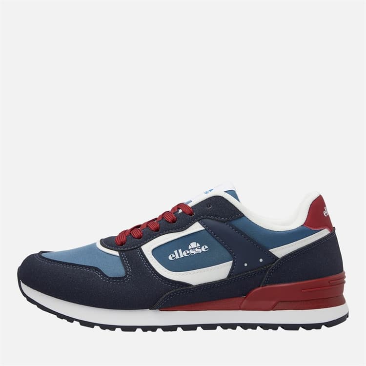 Ellesse Heren Harvey Dante 001 Trainers Navy/Rood