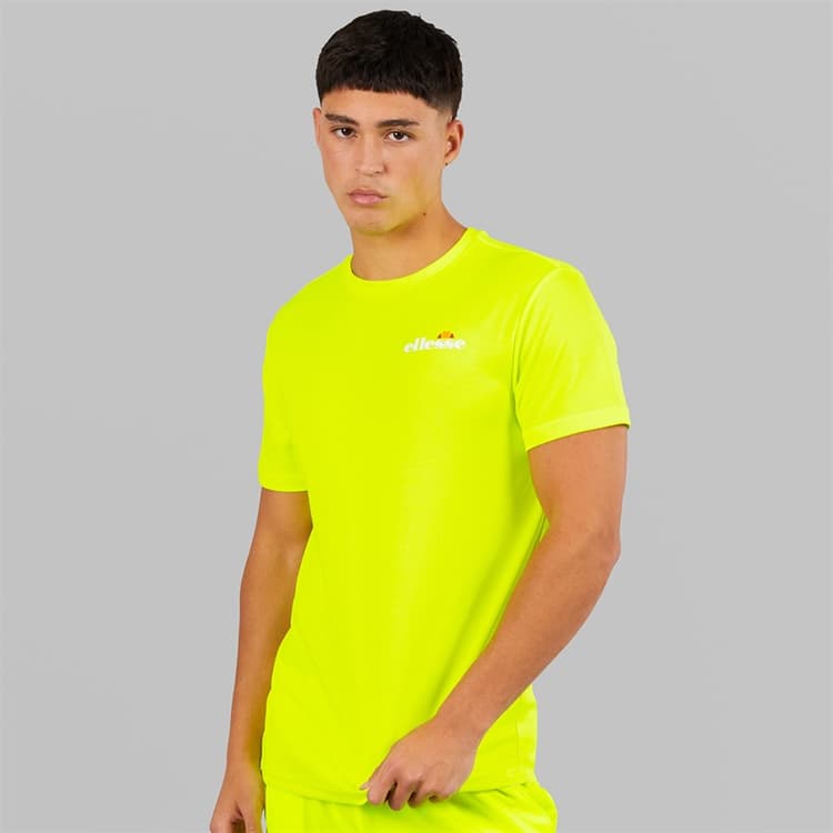 Ellesse Heren Elpidio 2 Hardloop Top Neon Yellow