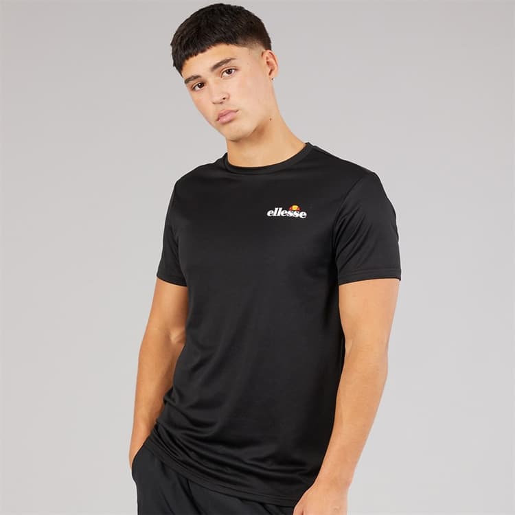 Ellesse Heren Elpidio 2 Hardloop Top Zwart