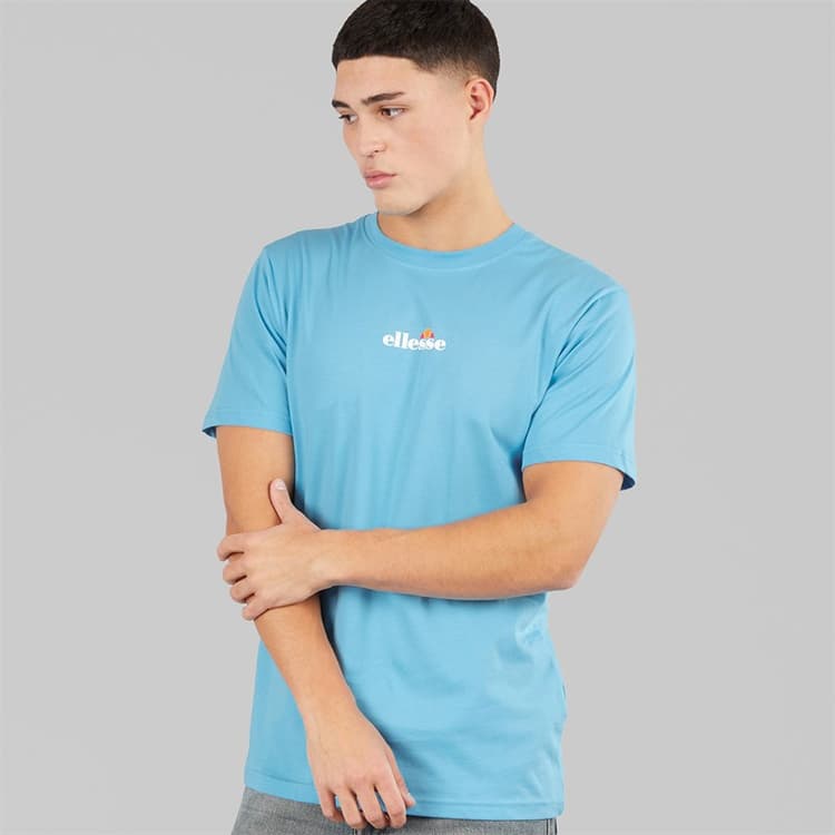 Ellesse Heren Ollio 2 Centraal Logo T-shirt Blauw