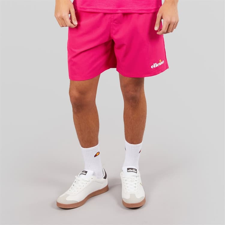 Ellesse Heren Beveth 7 Inch Hardloopbroek Hot Pink