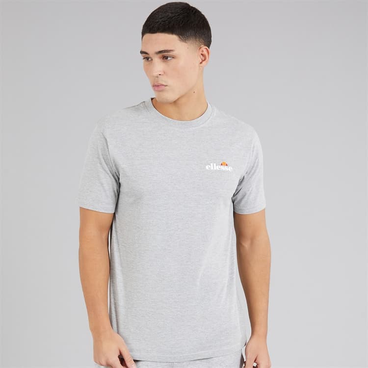 Ellesse Heren Malbory 2 Linker Borst T-shirt Grey Marl
