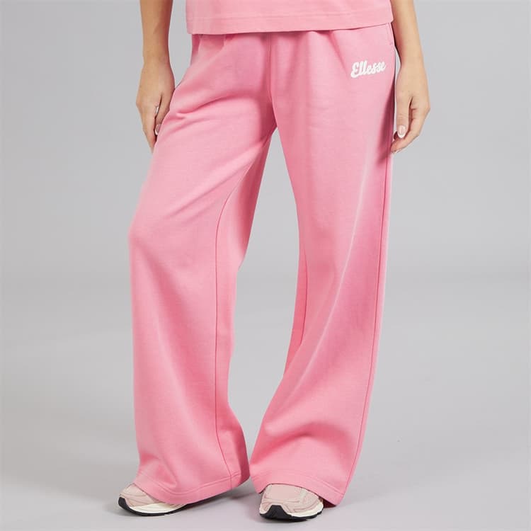 Ellesse Dames Rochella Wijde Pijp Sweatbroek Bright Pink