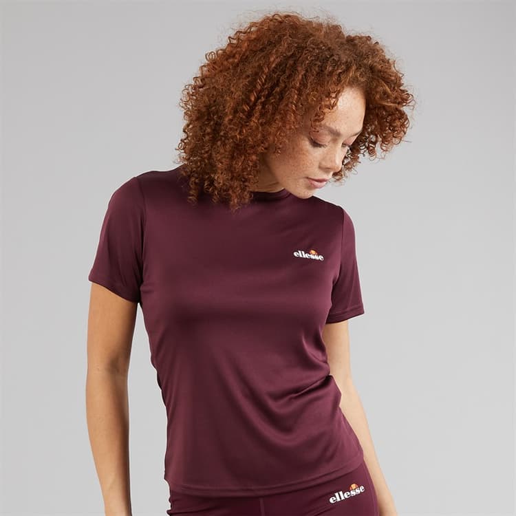 Ellesse Dames Dianne Poly T-shirt Dark Purple