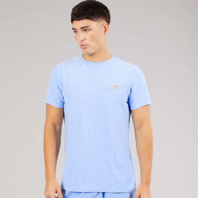 Ellesse Heren Dundalk Hardloop Top Blue Marl