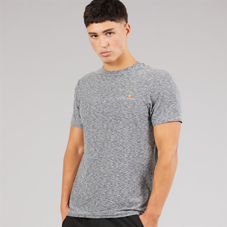 Ellesse Heren Dundalk Hardloop Top Light Grey Marl