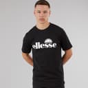 Ellesse Heren Cleffios Logo T-shirt Zwart/Wit