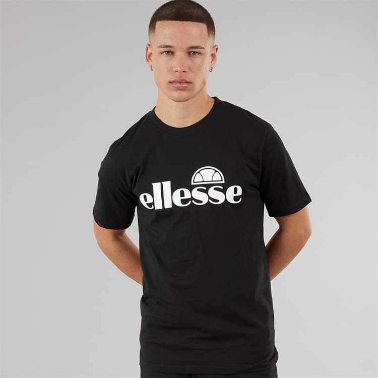 Ellesse Heren Cleffios Logo T-shirt Zwart/Wit