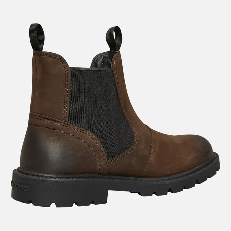 GEOX Jongens Shaylax Chelsea Boots Koffie/Zwart - Afbeelding 5