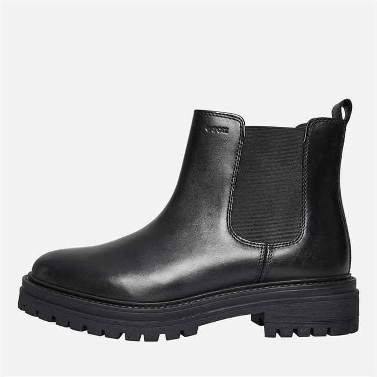 GEOX Dames Iridea Chelsea Boots Zwart