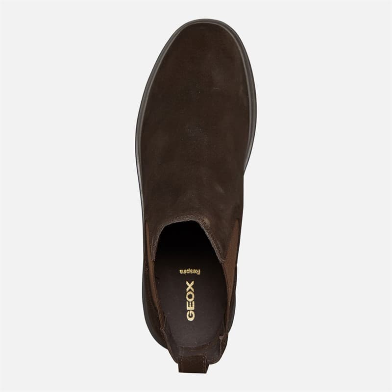 GEOX Heren Massimiano Chelsea Boots Donker Bruin - Afbeelding 4