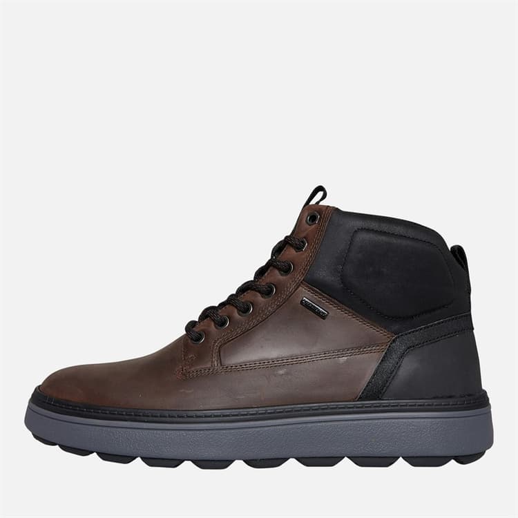 GEOX Heren Spherica Laarzen Donkerbruin/Zwart Dk Brown/ Black