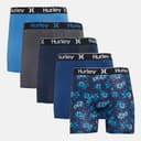 Hurley Heren Regrind Set van 5 Boxer Briefs Helder Blauw