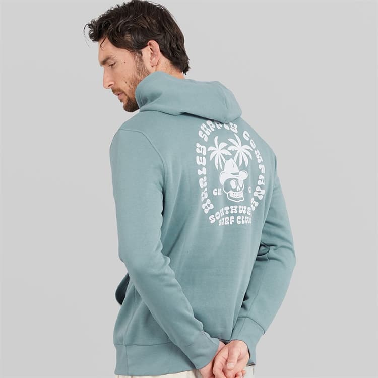 Hurley Heren South West Surf Hoodie Grijs/Blauw