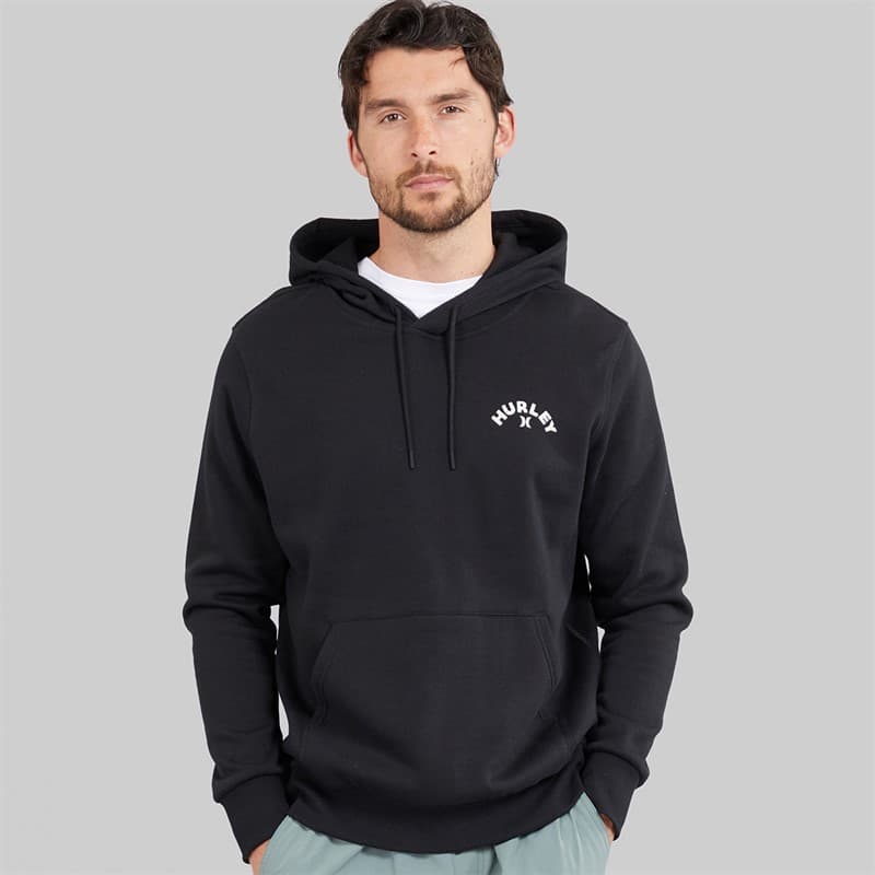 Hurley Heren Vlammende Ogen Hoodie Zwart - Afbeelding 2