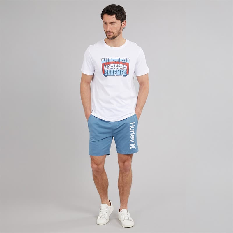 Hurley Heren T-shirt met grafische print Wit - Afbeelding 3