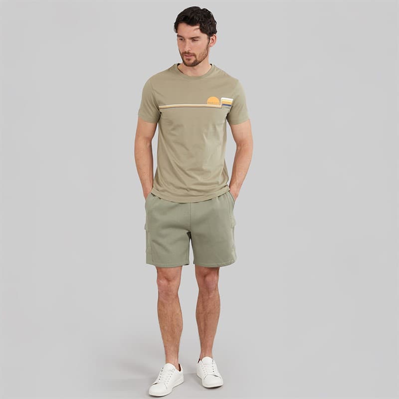 Hurley Heren Pacific Cargo Shorts Olive/Khaki - Afbeelding 4