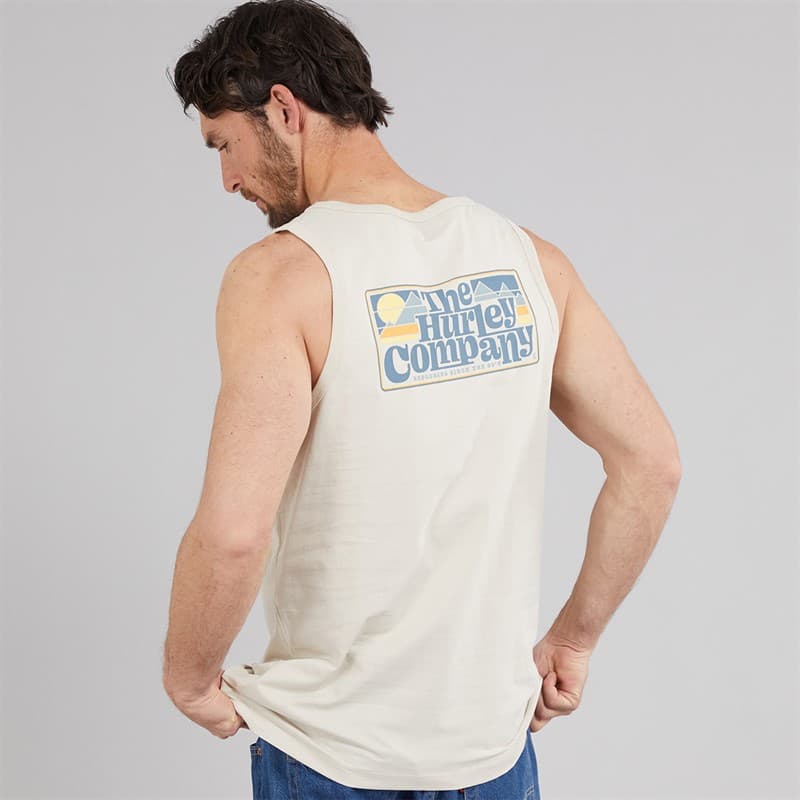 Hurley Heren 90s Grafisch Vest Ivory - Afbeelding 1