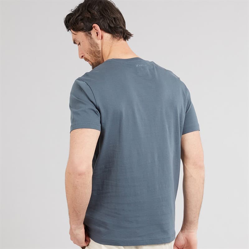 Hurley Heren Trance Grafisch T-shirt Dark Obsidian - Afbeelding 2