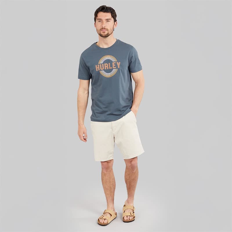 Hurley Heren Trance Grafisch T-shirt Dark Obsidian - Afbeelding 3