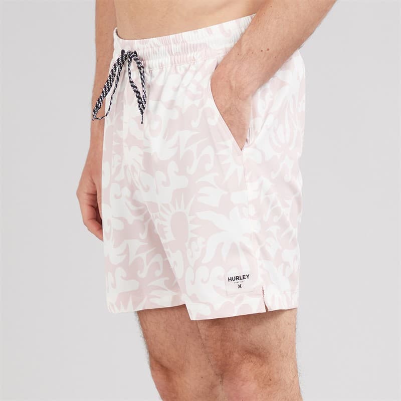Hurley Heren Zonnige Kust Volley Zwembroek Dark Beige - Afbeelding 1