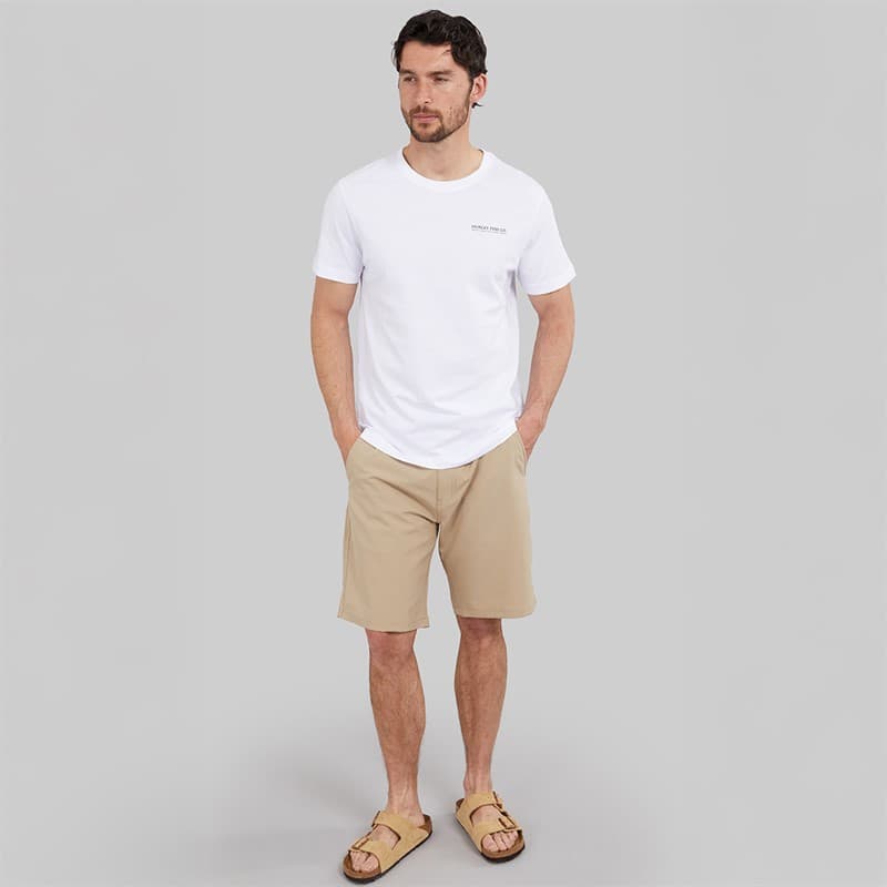 Hurley Heren Mahi Grafisch T-shirt wit Traditional - Afbeelding 4