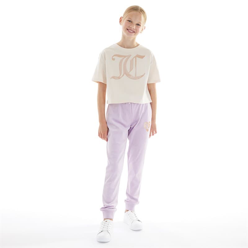 Juicy Couture T-shirt Boxy Meisjes in tonale kleur Shell - Afbeelding 3