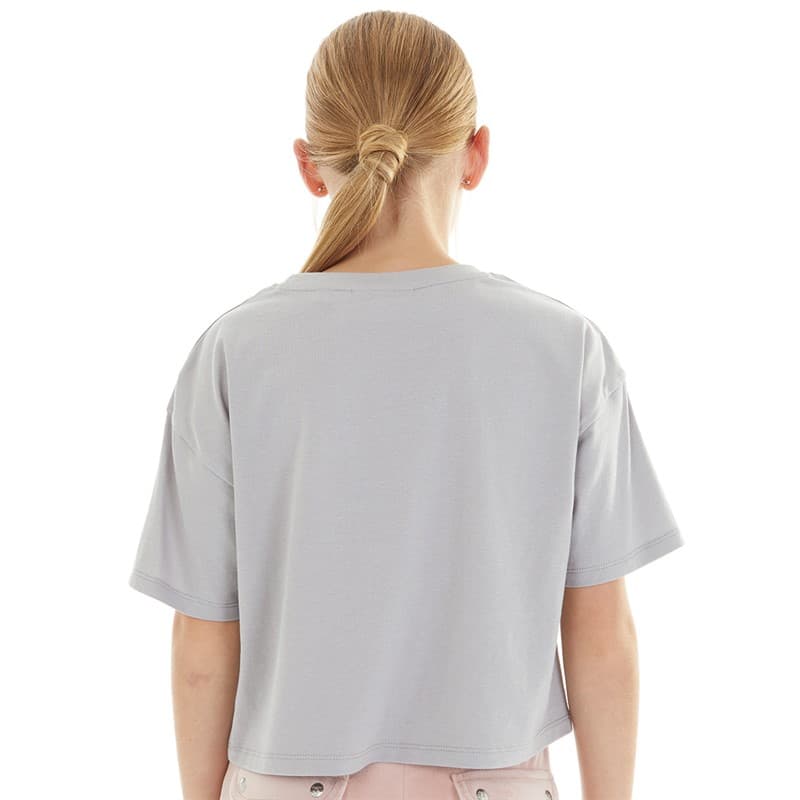 Juicy Couture T-shirt Meisjes Tonal Boxy Zilver Sconce - Afbeelding 2