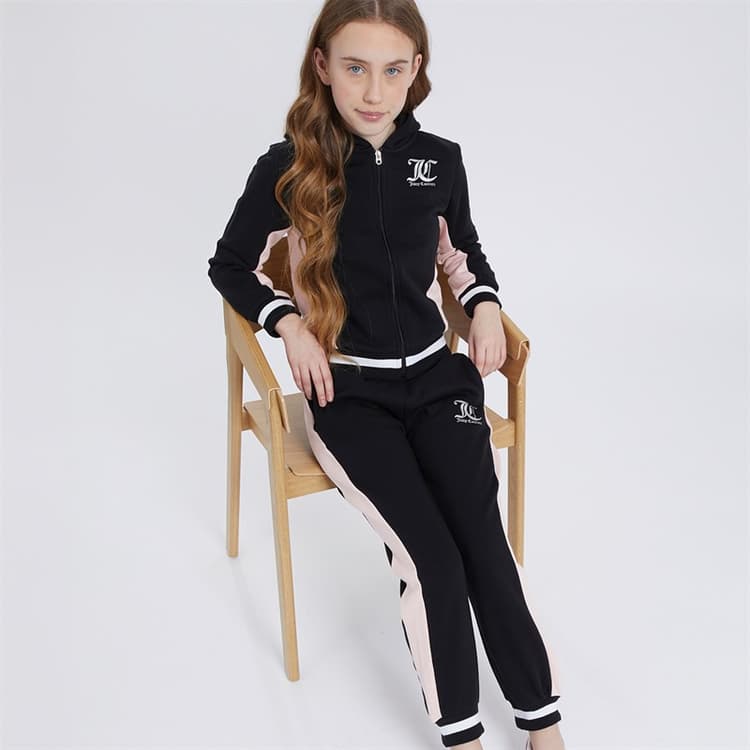 Juicy Couture Meisjes Cut And Sew Trainingspakken Zwart