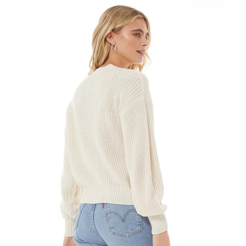 Jacqueline De Yong Dames JDY Justy Vesten Ecru - Afbeelding 2