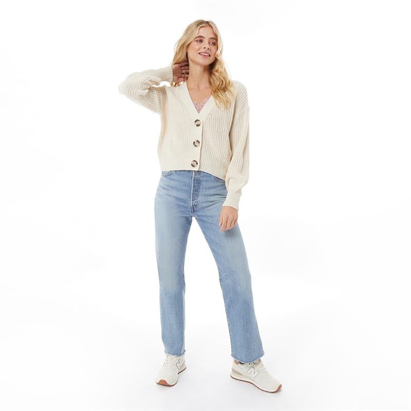 Jacqueline De Yong Dames JDY Justy Vesten Ecru - Afbeelding 3