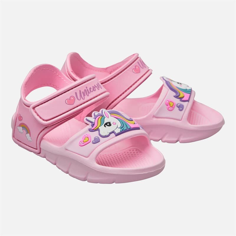 Character Meisjes Eenhoorn Enkelband Sandalen Roze - Afbeelding 1