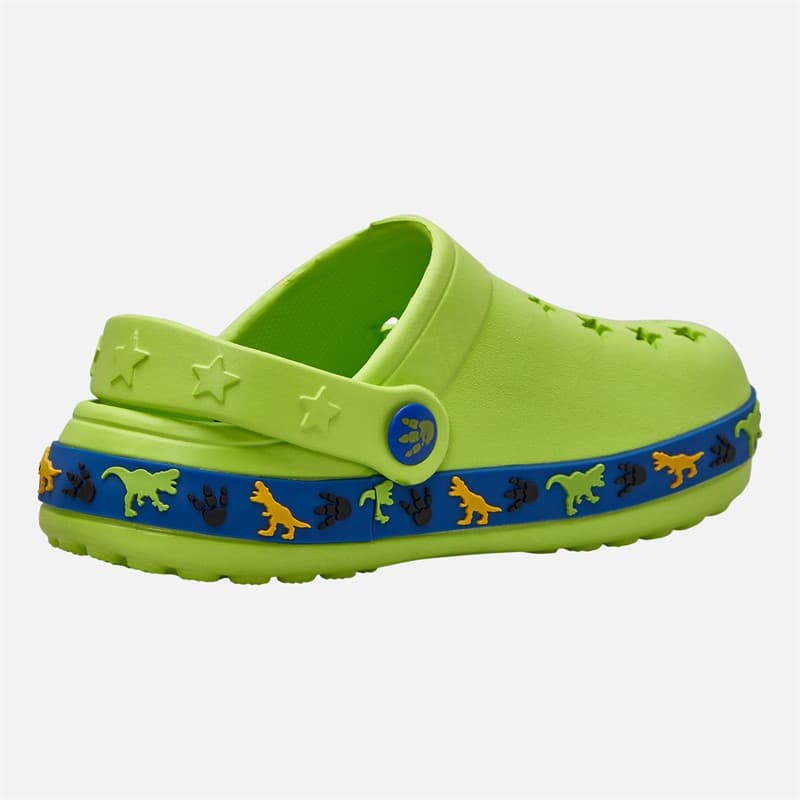 Character Jongens dinosaurus print klompen Groen - Afbeelding 5