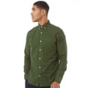JACK & JONES Heren Oxford Overhemden met lange mouwen Donkergroen