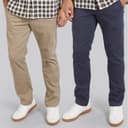JACK & JONES Heren Bolton Dean AKM Set van 2 Chinos Beige/Navy Blazer