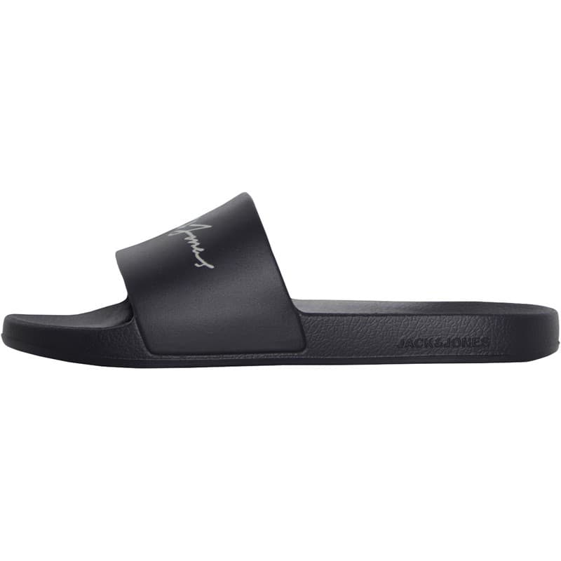JACK & JONES Heren Gary Moulded Slides Slippers Zwart - Afbeelding 2